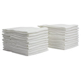 20-Piece Flour Sack Kitchen Towel Set, White