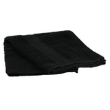 Basic Bath Collection - 6 Piece Towel Set, Black (2 Bath, 2 Hand & 2 Wash)