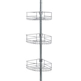 Tension Pole Shower Caddy, Chrome