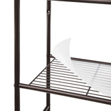 3-Shelf Bathroom over the Toilet Space Saver with Liner, Oil Rubbed Bronze